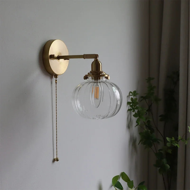 Decorbites™ Glas-Kugeln-Wandleuchte Moderne Wandlampe Treppenlicht für Schlafzimmer Badezimmer Spiegel