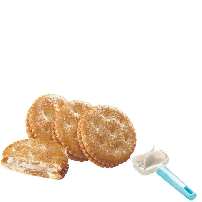DecorBites™ Dough Cutter and Dumpling Maker: Kitchen Pastry Tools for Homemade Dumplings, Pies, and Cookies