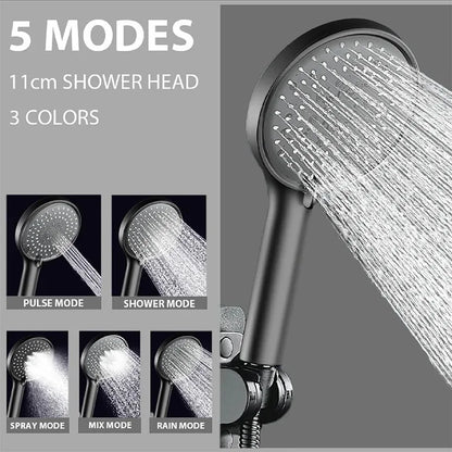 Decorbites™ 5-Stufen verstellbarer Hochdruck-Duschkopf für ein luxuriöses Badezimmererlebnis.