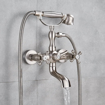 Decorbites™ Zweihandgriff Luxus-Badewannenarmatur mit Handbrause-Mischer