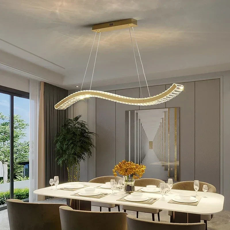 Decorbites™ Kristall-LED-Deckenleuchter für elegante Esszimmer-Dekoration