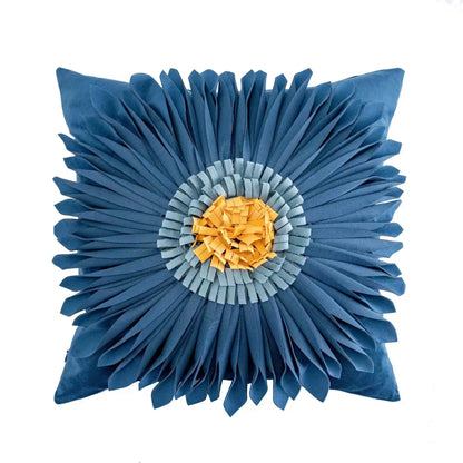 Decorbites™ Geometrisches Tufted Quasten Kissenbezug aus Baumwoll-Leinen Herbst-Kissenbezug
