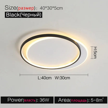 Decorbites™ LED-Deckenleuchte-Set – Modern minimalistisches nordisches Schlafzimmer-Wohnzimmer-Beleuchtung