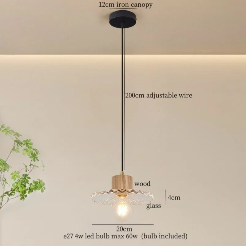 Decorbites™ Glas-LED-Pendantleuchte – Moderne nordische Hängelampe für Zuhause und Esszimmer