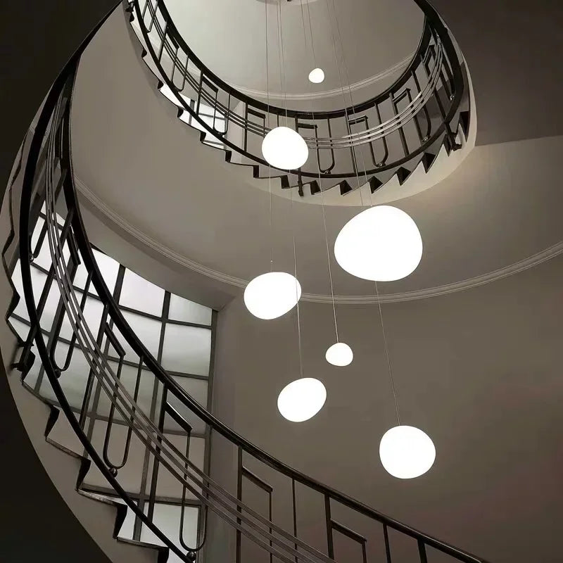 Decorbites™ Glas-Kugeln-LED-Hängeleuchten für die Einrichtung zu Hause, Wohn-/Esszimmer, Bar & Treppen