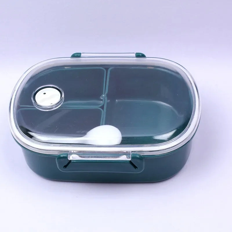 Decorbites™ Frische-haltendes Lunchbox-Set für Kinder: Drei Fächer, Mikrowellengeeignet