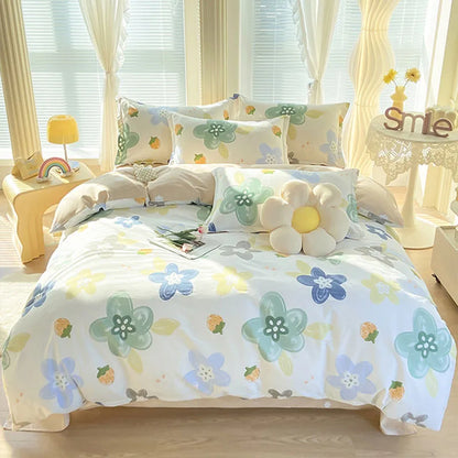 Decorbites™ Baumwoll-Bettwäsche-Set mit Druck für süßen, gemütlichen Schlaf