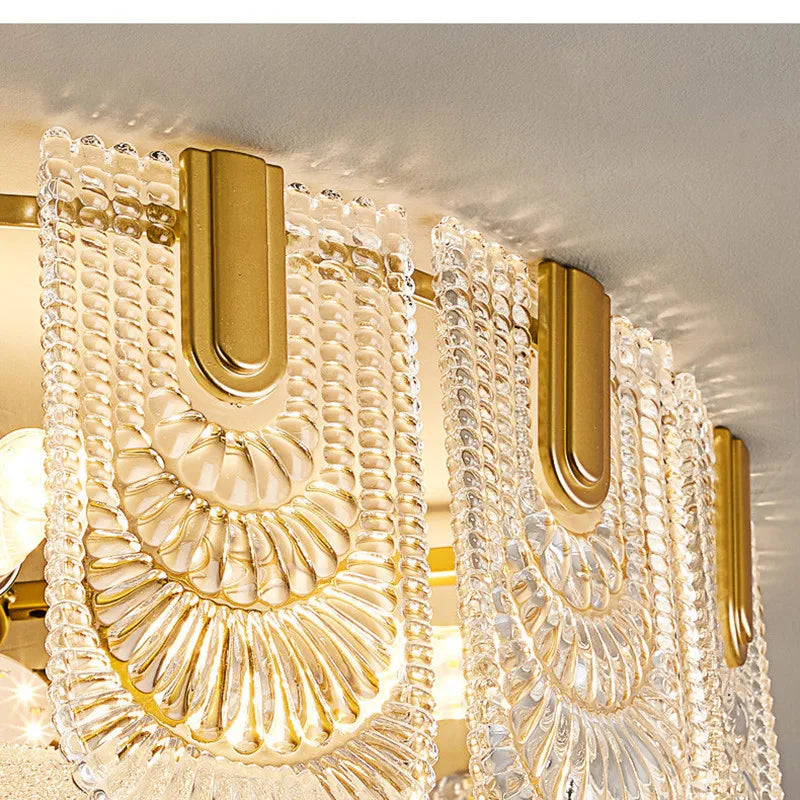 DecorBites™ Elegant Crystal Chandelier for Living Room, Restaurant, and Bedroom Lighting