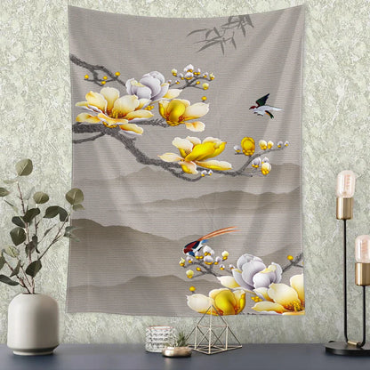 Decorbites™ Fliegender Kran Wandhänger Tapisserie für Zuhause Retro Wanddekoration