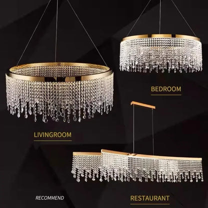 Decorbites™ Kristall-Lüster: Moderne nordische LED-Hängeleuchte für luxuriöse Heimdekoration