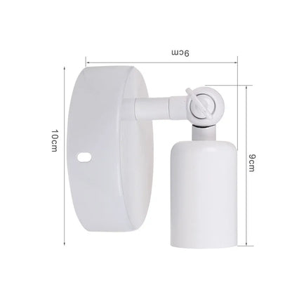 DecorBites™ Iron Wood LED Wall Lamp for Indoor Home Decoration