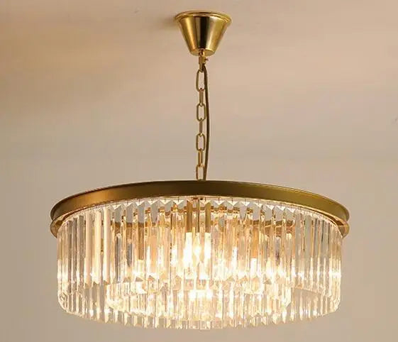 Crystal Gold Black Pendant D100cm 16-Light