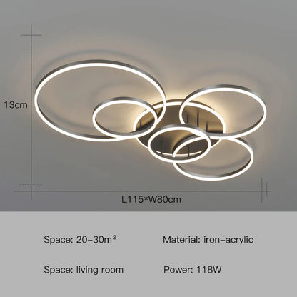 Decorbites™ LED-Deckenleuchter-Ringe Pendelleuchte - Minimalistische Heimbeleuchtung