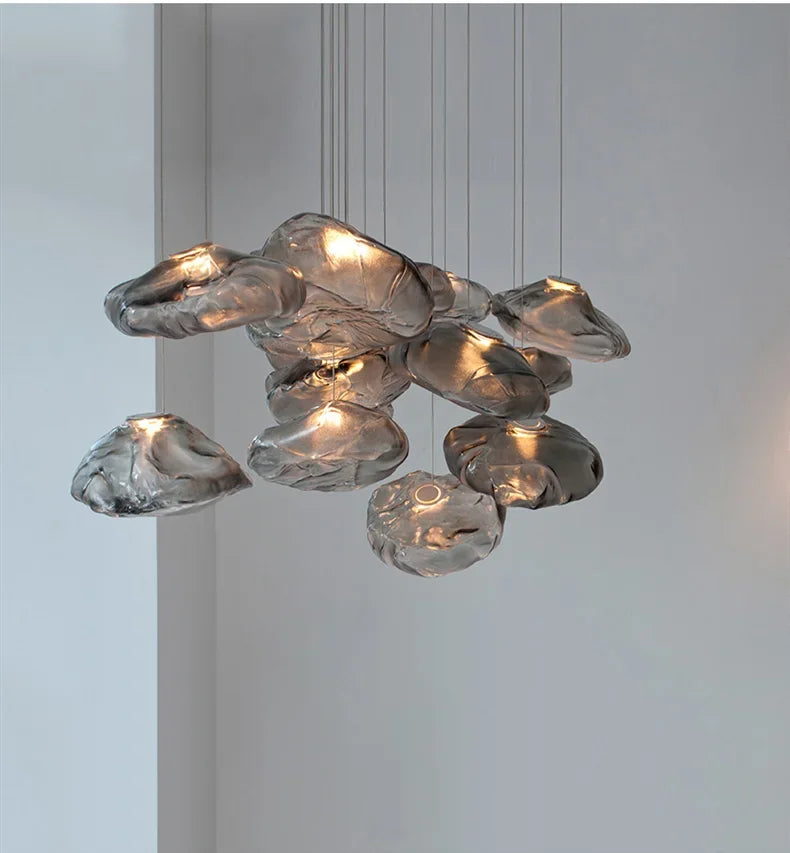Decorbites™ Wolken-Glas-Hängeleuchten | Nordisch Moderne Geblasene Kristall-Hängelampen