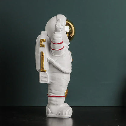 Decorbites™ elektrovergoldete goldene Astronauten-Figuren, kreative Wohnraumdekoration & Geschenke