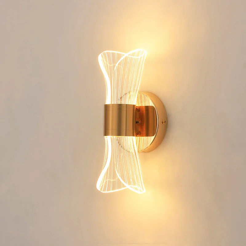 Decorbites™ Gold Nordic Acryl-LED-Wandleuchten für Schlafzimmer und Wohnzimmerdekoration