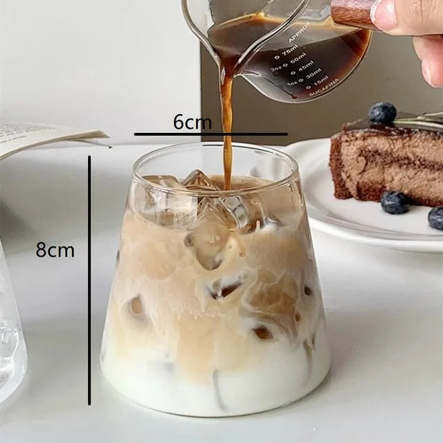 Decorbites™ Glas-Cocktailbecher-Set, Rosa Saft- und Wasserglas, Nordischer Stil Design