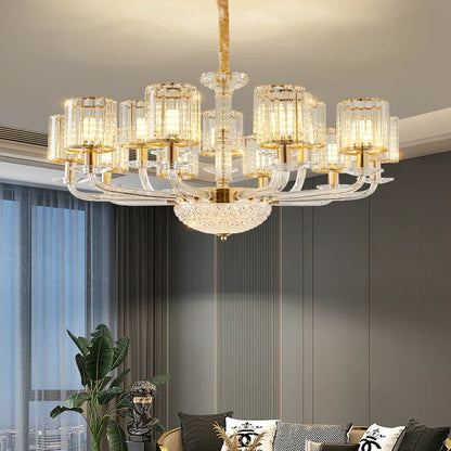 Decorbites™ Kristallglas-Hängeleuchte: Modernes europäisches Luxus für Wohnzimmer, Esszimmer, Schlafzimmer