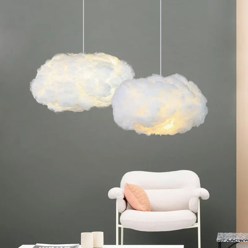 Decorbites™ Cloud LED Hängeleuchte: Moderne Hängelampe für Beleuchtung im Wohnzimmer, Schlafzimmer, Kinderzimmer
