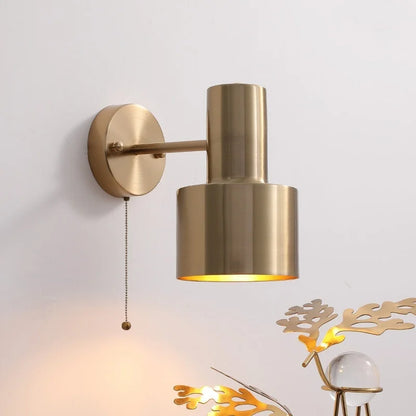 DecorBites™ LED Wall Lamp with Pull Chain Switch for Modern Home Decor