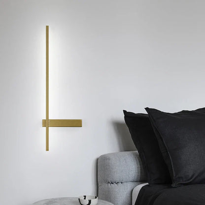Decorbites™ LED-Wandleuchte, modernes minimalistisches Design, Aluminium, Innenbeleuchtung, Gold/Schwarz, AC85-260V