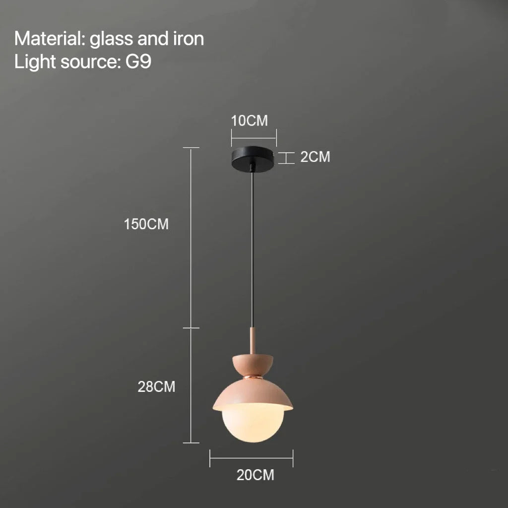 Decorbites™ Glas-Kugelleuchte: Moderne nordische Leuchte für die Einrichtung zu Hause, Küche, Esszimmer, Schlafzimmer