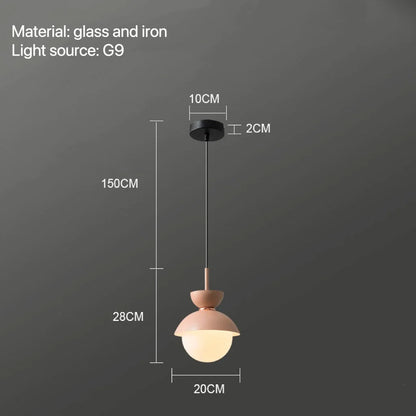 Decorbites™ Glas-Kugelleuchte: Moderne nordische Leuchte für die Einrichtung zu Hause, Küche, Esszimmer, Schlafzimmer