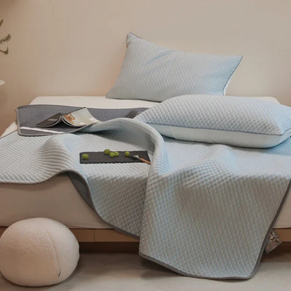 DecorBites™ Ice Bean Cooling Mat & Pillowcase Set - Premium Bed Cooling Technology