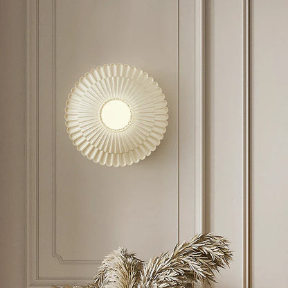 DecorBites™ French Cream Wind Wall Lamp - Pastoral Style Bedroom Sconce