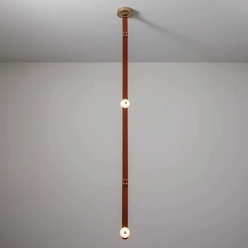 Decorbites™ Leder-Marmor-Hängeleuchte Luxuriöses dimmbares Armatur Einfache Installation Schlafzimmer Wohnzimmer Lampe