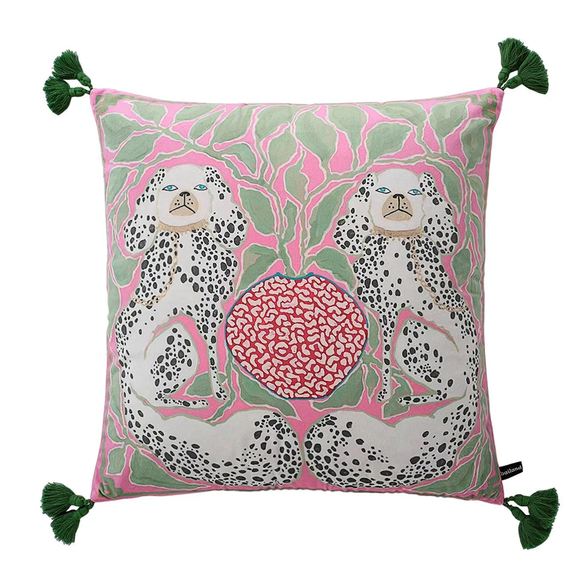 Cheetah Tassel Cushion Cover
