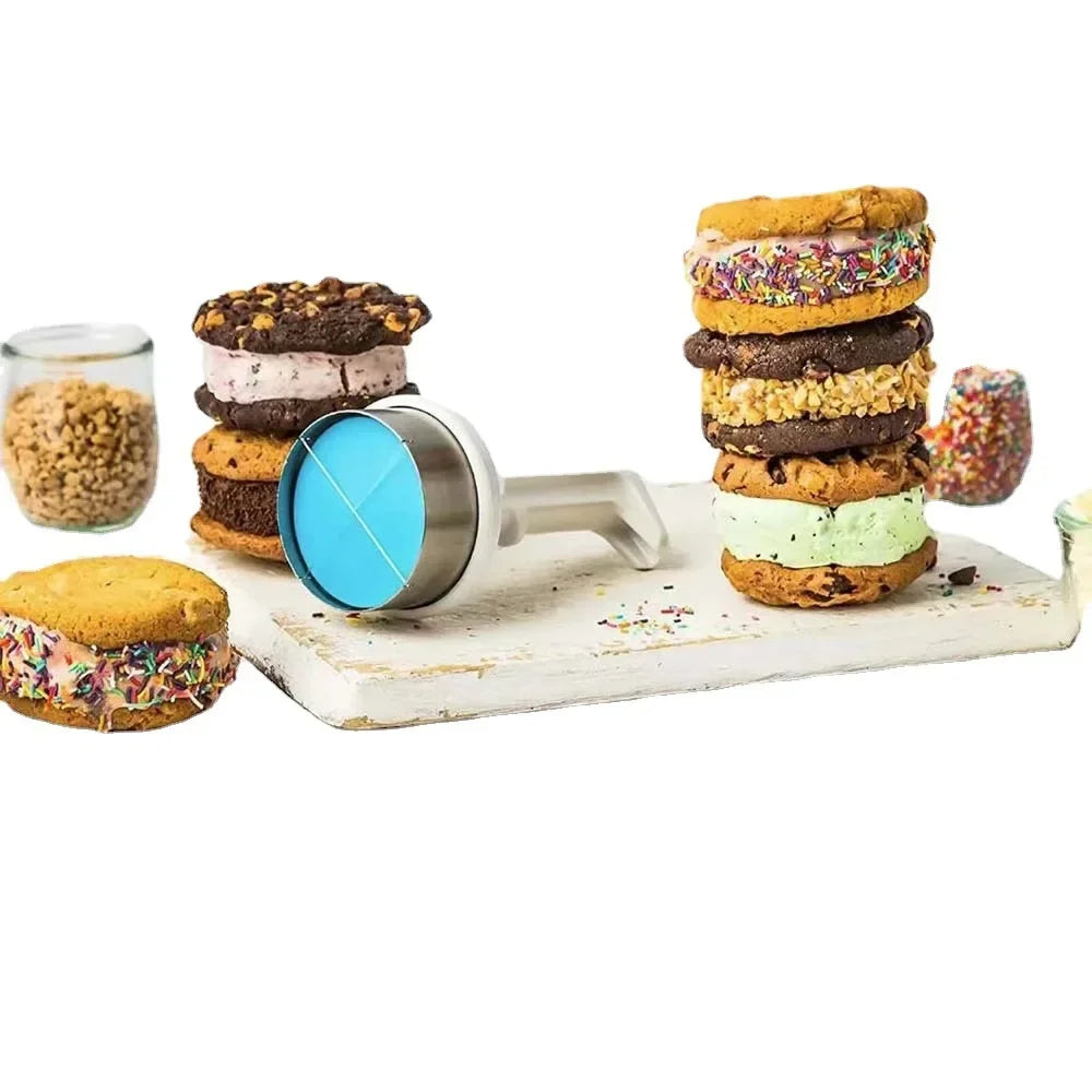 Decorbites™-Eisportionierer: Mühelos Portionieren für perfekte Eiscreme-Sandwiches