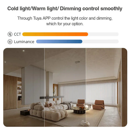 DecorBites™ 24W Ultra-thin LED Ceiling Spot Light for Living Room
