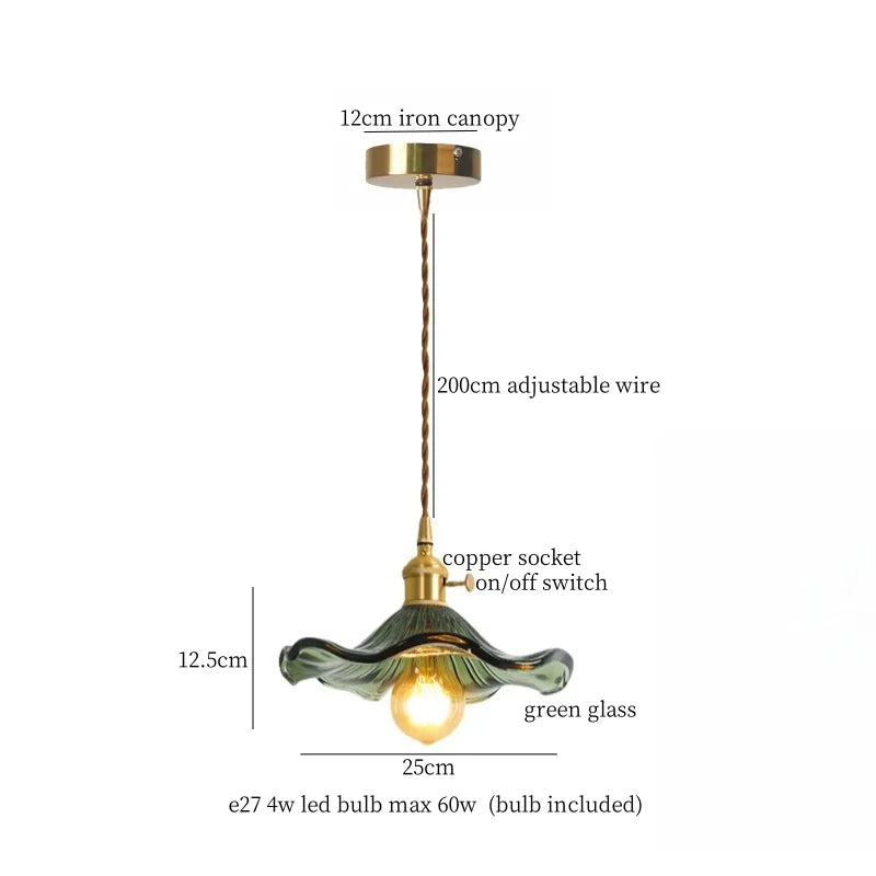 Decorbites™ Cremeglas-LED-Hängeleuchte – Nordisch minimalistisches Messing-Hängeleuchte