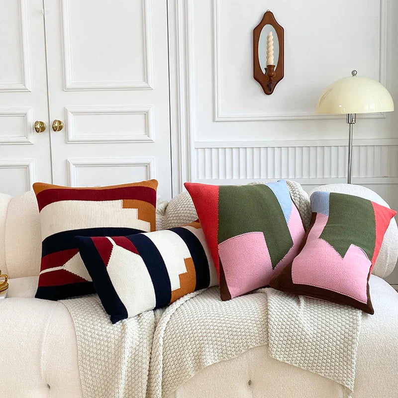 Decorbites™ Strick-Hussenbezug-Set für die Heimdekoration im Wohnzimmer, Schlafzimmer und auf der Sofaliege