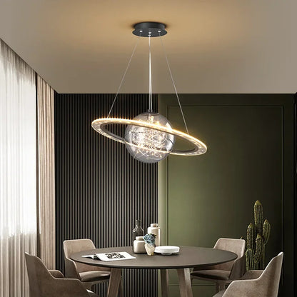 Decorbites™ Goldene Acryl-LED-Kronleuchter für luxuriöse Innenraumbeleuchtung