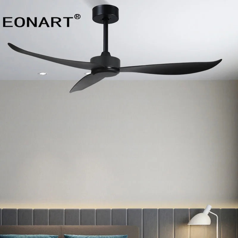 Decorbites™ 52" Deckenventilator mit Kunststoffflügeln und Fernbedienung für das Schlafzimmer