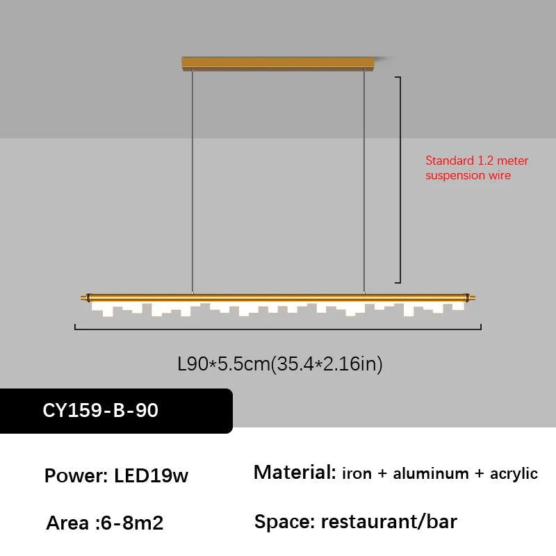 Decorbites™ LED-Hängeleuchter für Esszimmer Kücheninsel Bar Deckenbeleuchtung