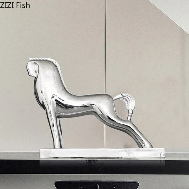 DecorBites™ Horse Resin Sculpture Modern Desk Decoration Ornaments Room Decor Aesthetics