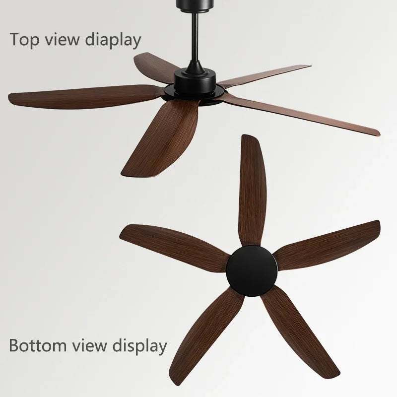 Decorbites™ 58-Zoll Deckenventilator in Schwarz mit Fernbedienung für gewerbliche Nutzung
