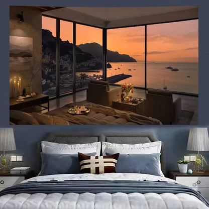 DecorBites™ Cozy Retro Cottage Wall Tapestry for Bedroom Decor Room Dorm Hanging Cloth