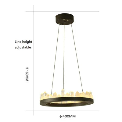 Decorbites™ Crystal-LED-Hängeleuchten: Moderne Gold-Schwarz-Industrielle Lampe für stilvolle Beleuchtung