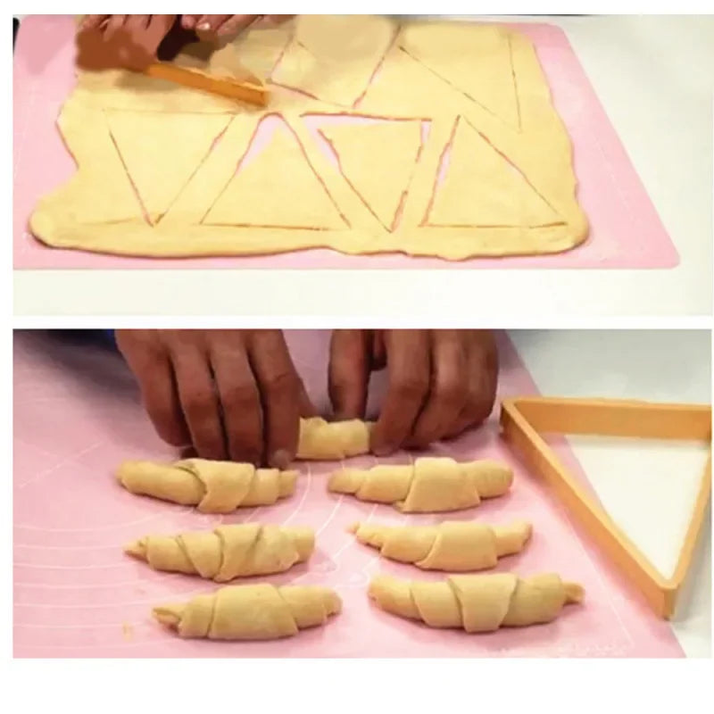 DecorBites™ Croissant Maker Machine Bread Line Mould Dough Sheet Pastry Tools