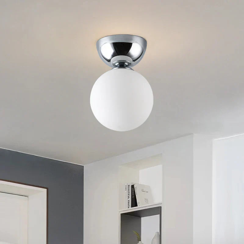 DecorBites™ Glass Iron LED Ceiling Light - Modern Nordic Style Lighting Fixtures