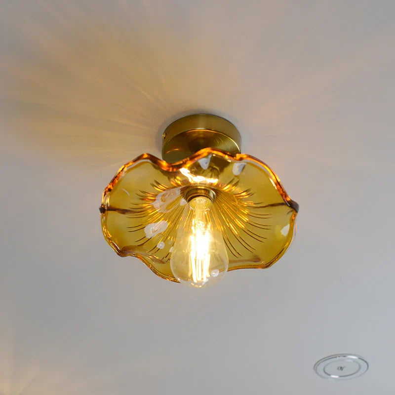 Decorbites™ Grüne Glas-LED-Deckenleuchte für die Beleuchtung von Wohnzimmer, Flur und Heim