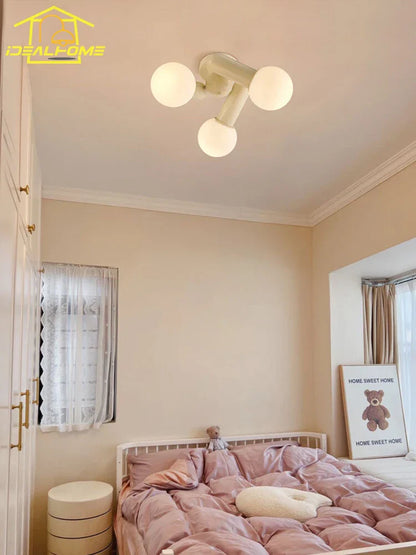 Decorbites™ Sahne Wind LED Deckenleuchte – Modern, warm, einfach für die Hausdekoration