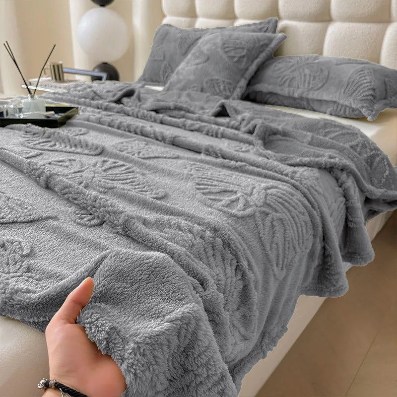 Chiffon Butterfly Jacquard Throw