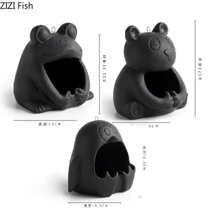 DecorBites™ Cute Cartoon Animal Ashtray for Home Decor & Car, Gift for Boyfriend