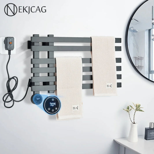 Decorbites™ Digital Touch Badezimmer-Handtuchwärmerständer - Smart Home Aluminiumtrockner