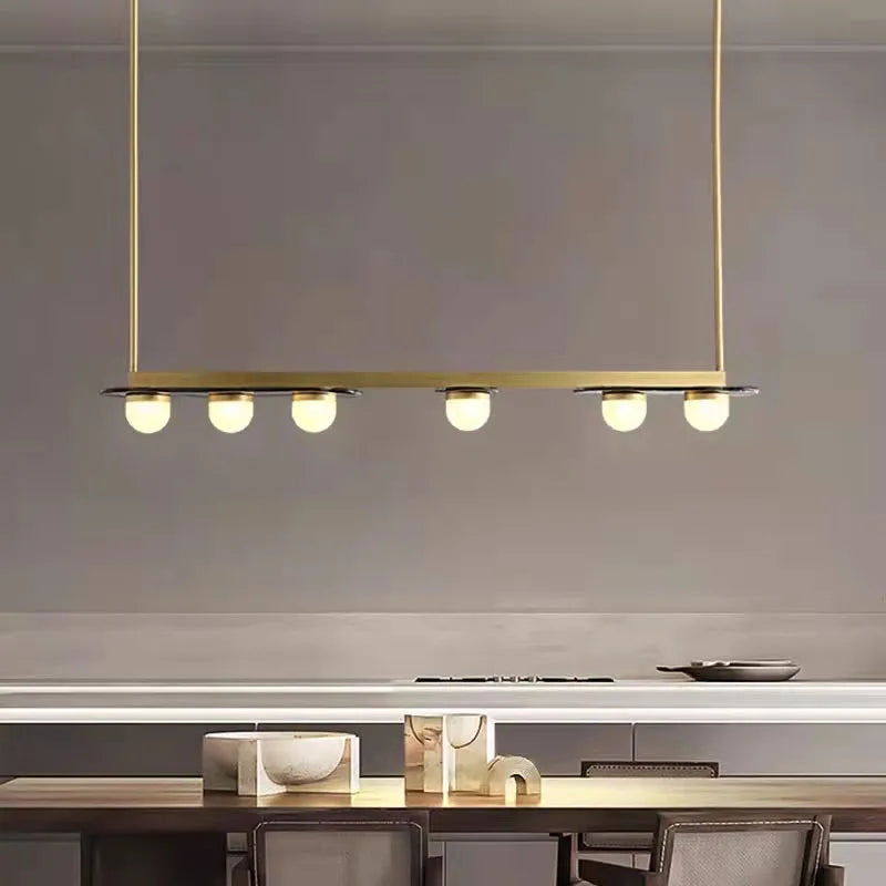 Decorbites™ Graue Glas-LED-Kronleuchter: Moderne Art-Deco-Beleuchtung für Esszimmer, Küche und Salon